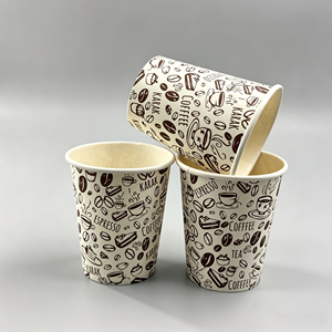 Vaso de papel con revestimiento de PE de alta rigidez con tapas, impresión de 0-8 colores, tamaño personalizado para café caliente, leche, té, fabricante, compra al por mayor - Product Image 5