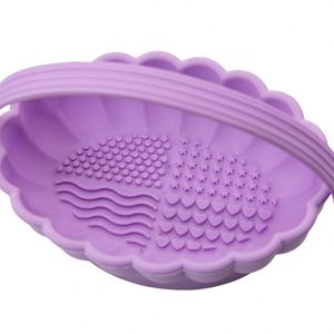 Hot Selling Silicone Makeup Brush Cleaning Bowl with Storage Rack and Drying <b>Tool</b> Set Organizer - Product Image 5