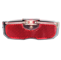Lumière LED pour porte-bagages arrière de vélo, lampe de vélo, feu arrière pour porte-bagages, lampe torche, réflecteurs de sécurité, accessoires