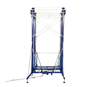 New Device-Portable Lift Platform Foldable <strong>Hoist</strong> Construction Equipment 2m-14m Steel 300kg Electric Scaffolding - Product Image 4