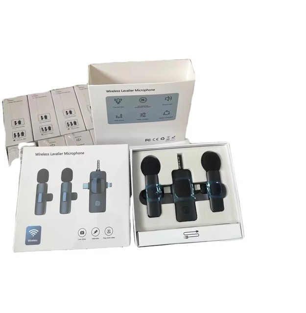 PIX-LINK Live 2.4GHz Noise Cancelling Wireless Clip Lavalier Microphone Bee USB Type-C Smartphone Recording Microphone