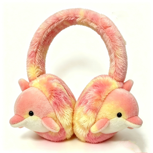 ที่ปิดหูแบบฟูฟ่องลายไทไดรุ่นจระเข้ สีชมพูและสีเหลือง - Product Image 4