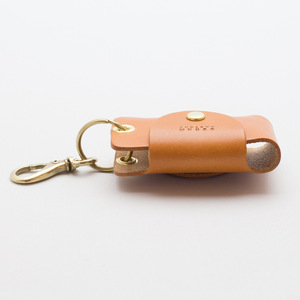 Customized EDC door opener <b>keychain</b> <b>leather</b> cover, hygienic contactless door opener storage bag, key pouch protective cover - Product Image 4