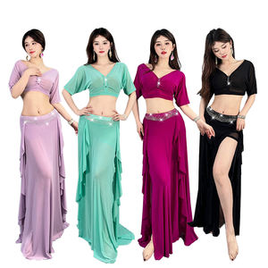 2024 alta qualità nuova scollatura calda strass orientale Performance costumi da ballo per donne <span class=keywords><strong>danza</strong></span> del ventre - Product Image 2