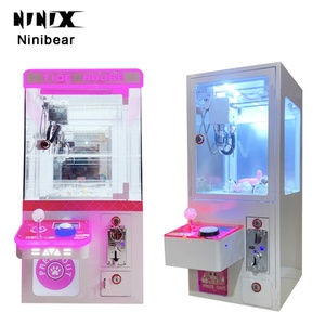 Factory Wholesale Small Mini <b>Claw</b> Crane Toy <b>Machine</b> Cheap Coin Operated Arcade <b>Game</b> & Candy <b>Machine</b> - Product Image 6
