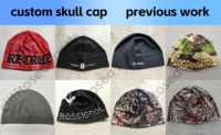 Bonnet de course personnalisé en satin doublé, imprimé intégral, pour la course et l'étirement des cheveux, bonnet de sport pour locs avec patch personnalisé