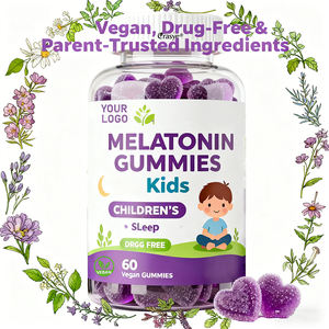 Gummies à la mélatonine bio personnalisables OEM/ODM pour enfants, Gummies pour le sommeil pour enfants de 4 ans et plus, Mélatonine 1 mg, Relaxation et soutien du sommeil - Product Image 6