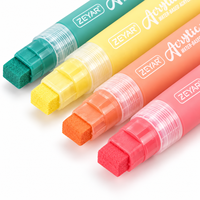 Ensemble de stylos marqueurs acryliques à 6 couleurs de grande capacité avec logo personnalisé M10 pour le dessin DIY, la peinture à l'aquarelle et l'art
