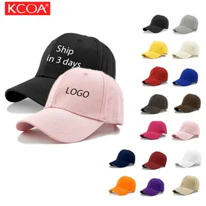 공장 사용자 정의 일반 빈 로고 자수 스포츠 6 패널 면직물 야구 모자 및 모자