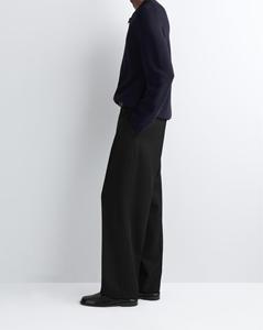 <span class=keywords><strong>Pantaloni</strong></span> Casual da <span class=keywords><strong>Uomo</strong></span> a Gamba Larga, Eleganti, in Lana Plissettata, Stile Baggy, da Ufficio, Dritti, Vintage, Vestibilità Rilassata, di Lusso - Product Image 2