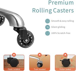 Alinunu hiện đại thanh lịch Thanh đồ nội thất thanh phân Ghế Ghế cao ghế sơn mài gỗ thương mại vải Thanh ghế - Product Image 4