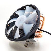 Ventilateur de refroidissement CPU SNOWMAN 4 caloducs 120 mm 3 broches, radiateur PC silencieux pour Intel LGA 1700 1200 1150 1151 1155 775 1366 AM4