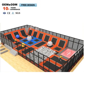 Grand trampoline d'intérieur à vendre, parc de saut pour parc d'attractions - Product Image 2