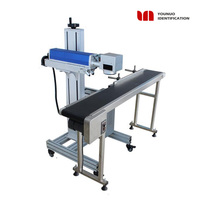 Nouvelle machine de marquage au laser à fibre volante à refroidissement par air pour les pièces métalliques, utilisation domestique