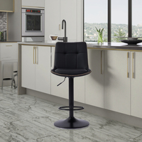 Tabourets de bar modernes en cuir, réglables et pivotants, durables, pour la maison, les bars, les hôtels, les hôpitaux, les salons et les centres commerciaux, avec structure en acier.