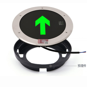 Led Begraven Lamp Waterdichte Ip68 Ondergrondse Veiligheids Corridor Uitgangsteken Licht Inbouw Muur Gemonteerde Noodlampen - Product Image 2