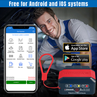KONNWEI KW905 ELM327 V1.5 Scanners OBD2 Bluetooth 5.0 pour Android/iOS ELM 327 OBD 2 Outil de diagnostic automobile Lecteur de code