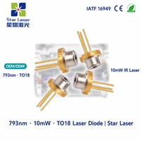 Diode laser infrarouge ROHM RLD78NZM5 d'origine, 793 nm, 10 mW, TO-18, pour module d'imagerie d'imprimante à faisceau laser
