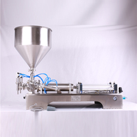 Machine pneumatique semi-automatique pour boissons pour crème glacée eau liquide miel jus Sauce boisson gazeuse huile de pâte de tomate. Plastique