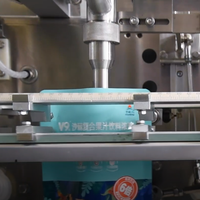Machine de remplissage de sachets préformés à bec verseur multifonctionnelle certifiée CE pour liquides, pâtes, confitures, mayonnaise, purées pour bébés