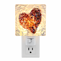 Veilleuse universelle OEM à brancher, lampe murale décorative simple, rechargeable par USB, petite, en ABS, pour salon et usage domestique