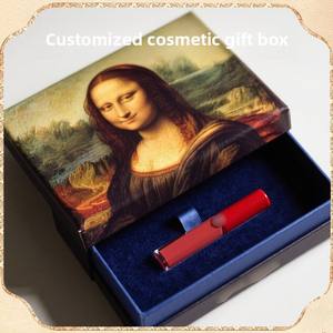 Boîte cadeau rouge pour gloss à lèvres, emballage personnalisé pour produits de soin de la peau, boîte d'emballage cosmétique personnalisée, cadeau créatif exquis, personnalisation de cadeaux - Product Image 4