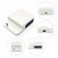 Station d'accueil blanche pour GBA, type C USB-C pour console Game Boy Advance