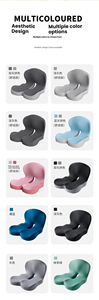 <span class=keywords><strong>Coussin</strong></span> lombaire et d'assise ergonomique orthopédique en <span class=keywords><strong>mousse</strong></span> à mémoire de forme confortable pour le soutien du bas du dos et le soulagement de la pression - Product Image 6