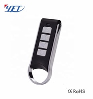 Télécommande universelle pour porte de garage à code d'apprentissage 4 boutons YET071 433 MHz pour la domotique 12V