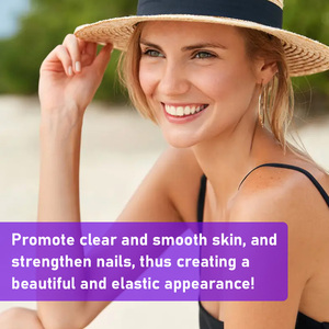Capsules de biotine, collagène et kératine de haute qualité avec vitamine A favorisent la santé des cheveux et des ongles, et contribuent à améliorer les niveaux d'énergie. - Product Image 2