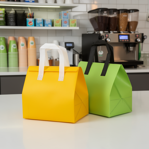 Mochila Térmica para Entrega de Alimentos, Bolsa Refrigerante Impermeable de Tela No Tejida, Bolsa de Reparto <span class=keywords><strong>Uber</strong></span> Eats, Logotipo Personalizado OEM - Product Image 3