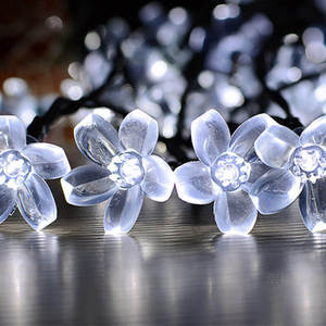 Nuevo producto Festival de Navidad decoración iluminación colorida modelos ajustables botón Control plástico flor fiesta cadena Luz - Product Image 5
