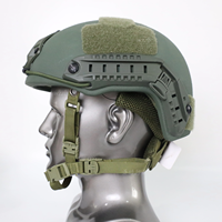 Casque tactique FAST en aramide, protection sportive, demi-visage, suspension Wendy, équipement d'entraînement UHMWPE