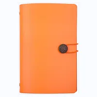 Cahier de notes rechargeable en cuir PU, pour ordinateur portable, A6, petit, 120 pièces