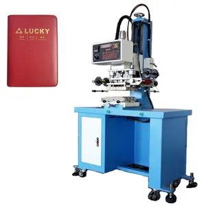 Leather Logo Embossing Machine Hot Stamping Machine Foil Heat Press Machine Pneumatic Plane Letterpress