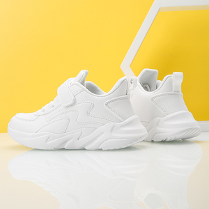 <span class=keywords><strong>Scarpe</strong></span> per Bambini Sneakers Casual <span class=keywords><strong>in</strong></span> <span class=keywords><strong>Pelle</strong></span> PU Nera <span class=keywords><strong>Scarpe</strong></span> Sportive per Ragazzi e Ragazze <span class=keywords><strong>Scarpe</strong></span> Bianche per Scuola Corsa <span class=keywords><strong>Tennis</strong></span> - Product Image 2