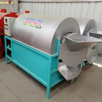 Usine professionnelle café soja cacahuète électrique torréfacteur à gaz châtaignes tambour rotatif torréfaction Machine