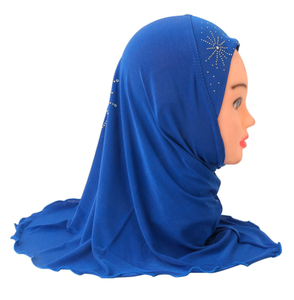 2 bis 7 Jahre 13 Farben Großhandel muslimische Kinder Hijab Kids - Product Image 6