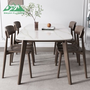 Wayon Nordic Style Kitchen Furniture Set Contemporary <strong>Dining</strong> <strong>Table</strong> with Chairs for Apartment Hotel - Product Image 1