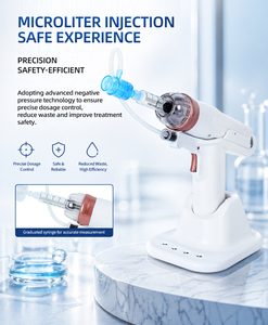 Pistolet de mésothérapie pour rajeunissement cutané, meilleur <span class=keywords><strong>prix</strong></span>, écran LED, seringue 5 ml, <span class=keywords><strong>acide</strong></span> <span class=keywords><strong>hyaluronique</strong></span>, <span class=keywords><strong>visage</strong></span> et tête, usage domestique, prise US, sans fil - Product Image 4