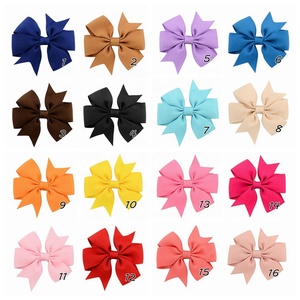 MIO Penjualan Terlaris Jepit Rambut Pita Buatan Tangan 3.15 Inci 38 Warna Aksesoris untuk Bayi Perempuan Anak-anak Jepit Rambut Imut - Product Image 2