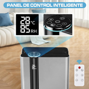 HASHONE-<span class=keywords><strong>Déshumidificateur</strong></span> à semi-conducteur électrique Tuya à écran tactile, lumière LED, <span class=keywords><strong>déshumidificateur</strong></span> de bureau électrique intelligent pour chambre à coucher - Product Image 4