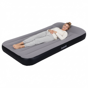 Colchón Inflable Avenli con Almohada Integrada, Bomba Eléctrica, PVC Flocado, Plegable, Diseño Moderno para Dormitorio o Uso en el Parque - Product Image 1