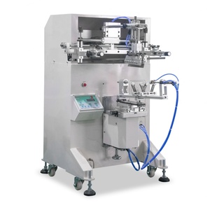 Highly Popular New Semi-Automatic Cylinder Glass Bottle <b>Label</b> <b>Printer</b> Single Card <b>Paper</b> Soft Tube Screen <b>Printer</b> Highest Market - Product Image 1