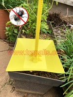 Piège à insectes fonctionnel pour jardin extérieur, outil anti-mouches en plastique, station d'appât pour mouches