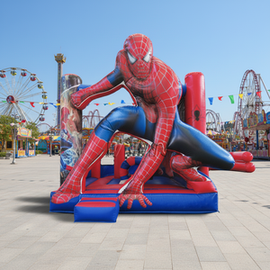 WINSUN Casa de rebote inflable comercial <span class=keywords><strong>Castillo</strong></span> de salto <span class=keywords><strong>Castillo</strong></span> inflable de Spider Man para alquiler de fiestas - Product Image 1