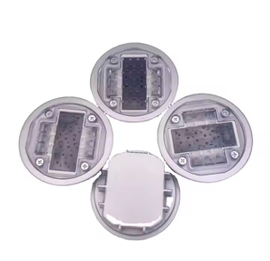 Chất lượng cao 135 mm không thấm nước IP68 năng lượng mặt trời đường đinh tán phổ biến sản xuất trắng phản xạ nhôm kính cảnh báo ánh sáng - Product Image 2