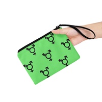 Porte-monnaie zippé personnalisé à thème gay (design israélien) pour transgenres, pratique pour la poche et les sorties en extérieur