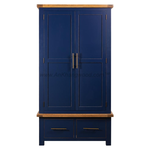 Gabinete de madera Armario Diseño de lujo de alta calidad Muebles de dormitorio de madera Roble Sostenible/Pino/Acacia Madera maciza Suministro directo de Vietnam - Product Image 1