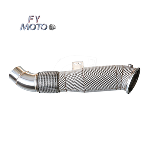 4.5นิ้ว<span class=keywords><strong>ส</strong></span>ำหรับ BMW M340i B58 <span class=keywords><strong>G20</strong></span> G29 A90 Supra B58 2019 + catted กับป้องกัน<span class=keywords><strong>ค</strong></span>วามร้อนท่อไอเ<span class=keywords><strong>ส</strong></span>ีย downpipe - Product Image 1